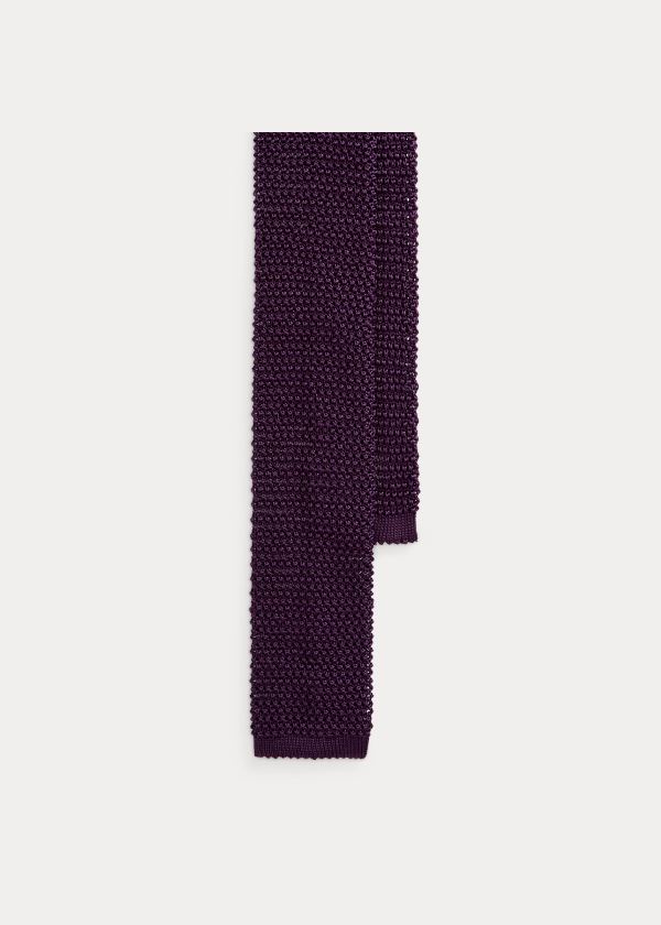 Men's Ralph Lauren Knit Silk Ties | 571932BTI